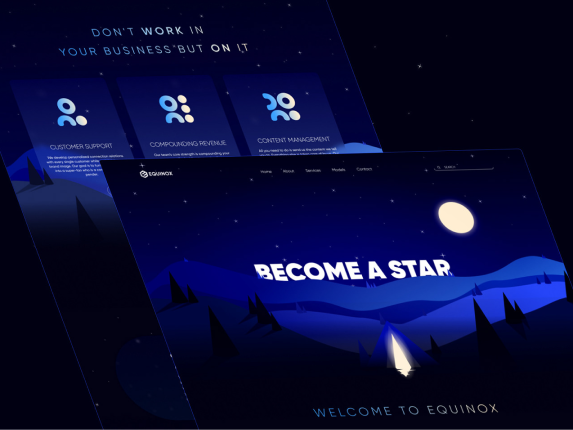 From UI UX to web Development : equinoxofm.com